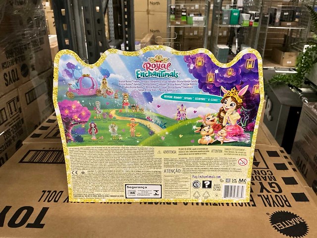 Partij royal enchantimals brystal bunny family dolls (104x) - afbeelding 4 van  4