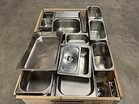 Partij rvs gastronorm bakken - afbeelding 1 van  4