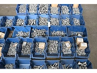 Partij rvs installatiemateriaal (96 bakken / verpakkingen) - afbeelding 5 van  6