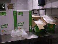 Partij salade boxen, plastic - afbeelding 1 van  6