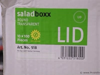 Partij salade boxen, plastic - afbeelding 3 van  6
