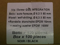 Partij schroeven - ø 6.3 x 60mm - 12 dozen á 100 stuks - afbeelding 3 van  4