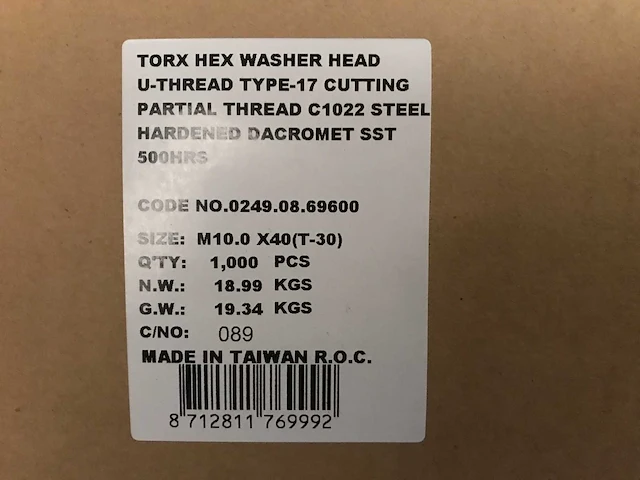 Partij schroeven en bouten - afbeelding 10 van  12