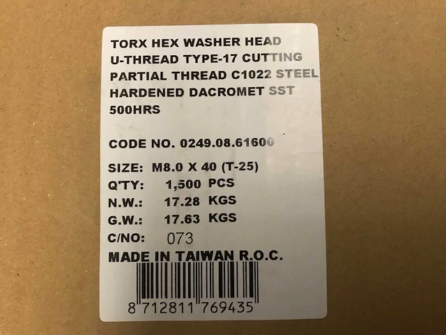 Partij schroeven en bouten - afbeelding 2 van  12