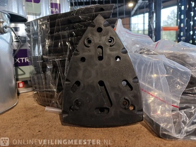 Partij schuurzolen rupes, zwart - afbeelding 3 van  4
