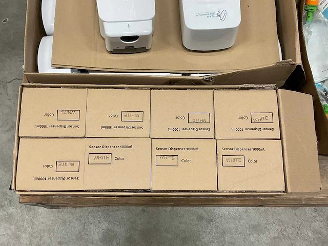 Partij sensor dispensers met hand desinfectie - afbeelding 2 van  4