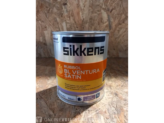 Partij sikkens bl ventura zijdeglanslak ral 9016 nieuw! sikkens, ral 9016 - afbeelding 2 van  5