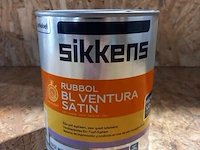 Partij sikkens bl ventura zijdeglanslak ral 9016 nieuw! sikkens, ral 9016 - afbeelding 2 van  5
