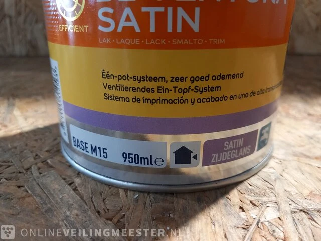 Partij sikkens bl ventura zijdeglanslak ral 9016 nieuw! sikkens, ral 9016 - afbeelding 5 van  5