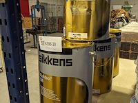 Partij sikkens rubbol sb hoogglanslak zwart ral 9005 sikkens, zwart/ral 9005 - afbeelding 1 van  3