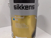 Partij sikkens rubbol sb hoogglanslak zwart ral 9005 sikkens, zwart/ral 9005 - afbeelding 2 van  3