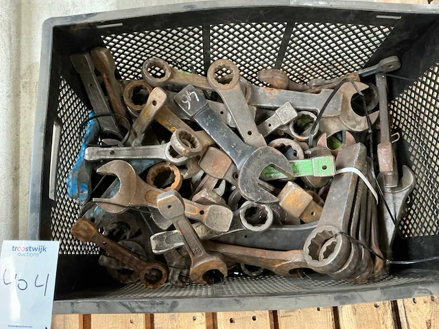 Partij slag steek-ringsleutels - afbeelding 1 van  2