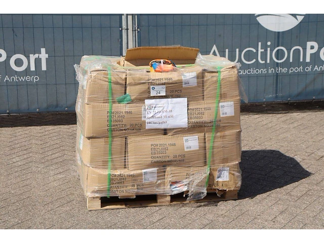 Partij spanbanden 240stuks 3000kg 6m nieuw - afbeelding 1 van  1