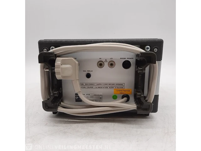 Partij spanningsmeters philips, pm 2554 ac millivoltmeter 2hz-12hz - afbeelding 6 van  6