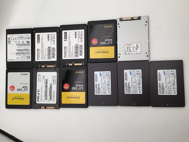 Partij ssd schijven interne hardeschijf (11x) - afbeelding 3 van  3