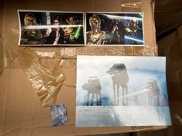 Partij star wars stickers/papier/plaatjes - afbeelding 4 van  7