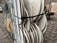 Partij statafels inclusief rolcontainers - afbeelding 2 van  4