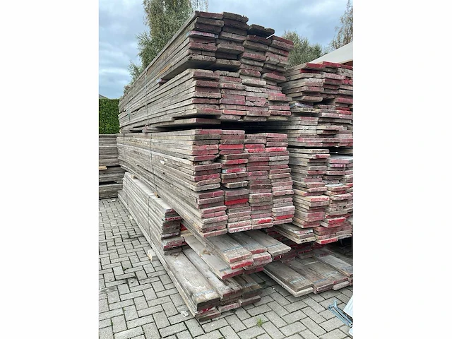 Partij steigerplanken (ca.440 stuks) - afbeelding 2 van  7