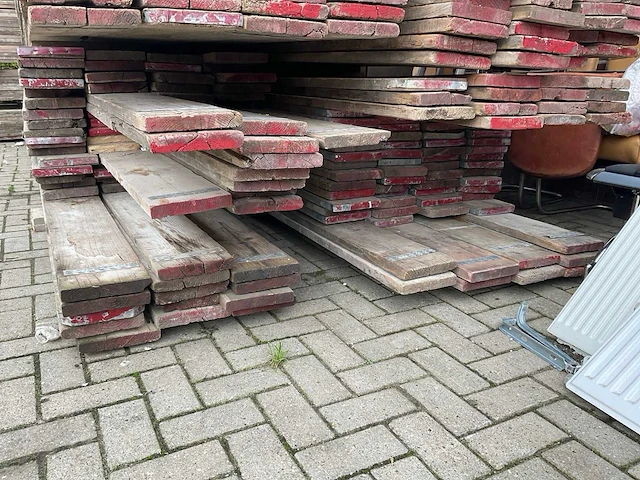 Partij steigerplanken (ca.440 stuks) - afbeelding 4 van  7