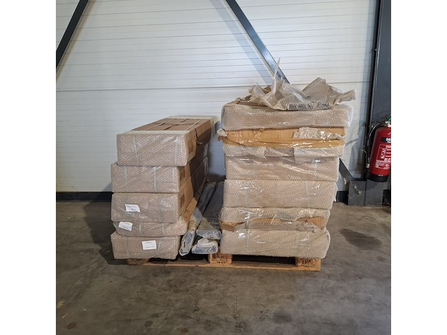 Partij stelling materiaal, oranje/ blauw - afbeelding 3 van  16