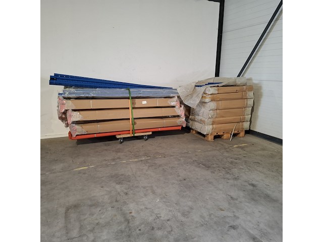 Partij stelling materiaal, oranje/ blauw - afbeelding 1 van  16