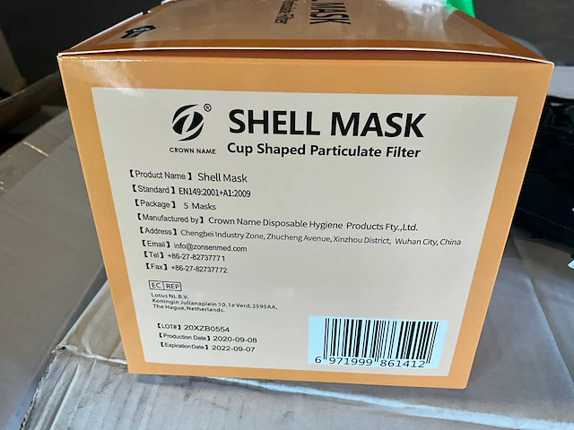Partij stofmaskers - afbeelding 11 van  15