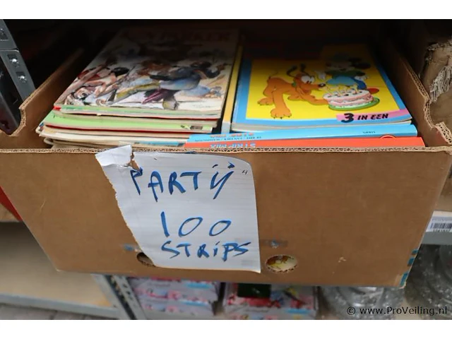 Partij stripboeken, diverse titels o.a. de poenpakker, knudde special & ken parker lang geweer - ca. 100 stuks - afbeelding 1 van  6