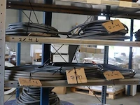Partij stroomkabels, diverse maten en soorten o.a. 2x4 en 4x4 - afbeelding 1 van  11