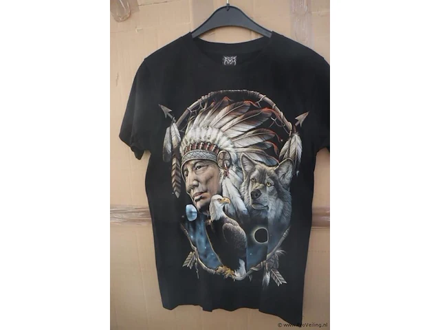 Partij t-shirts met opdruk - maten s t/m xxl - 50 stuks - afbeelding 3 van  12