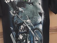 Partij t-shirts met opdruk - maten s t/m xxl - 50 stuks - afbeelding 2 van  5