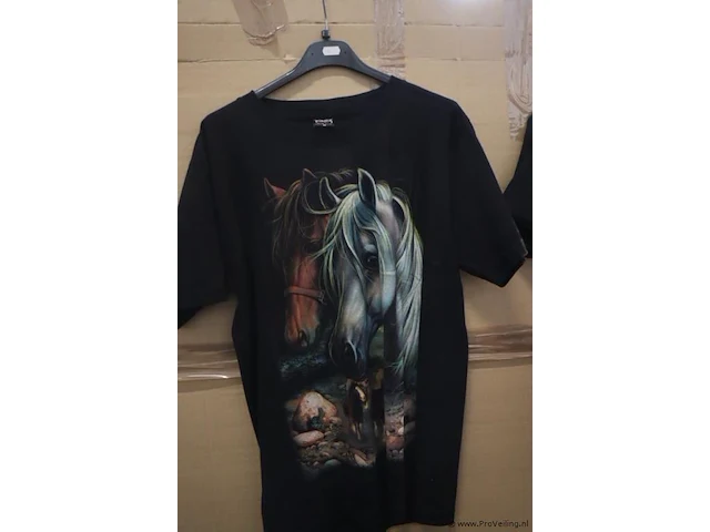 Partij t-shirts met opdruk - maten s t/m xxl - 50 stuks - afbeelding 2 van  7
