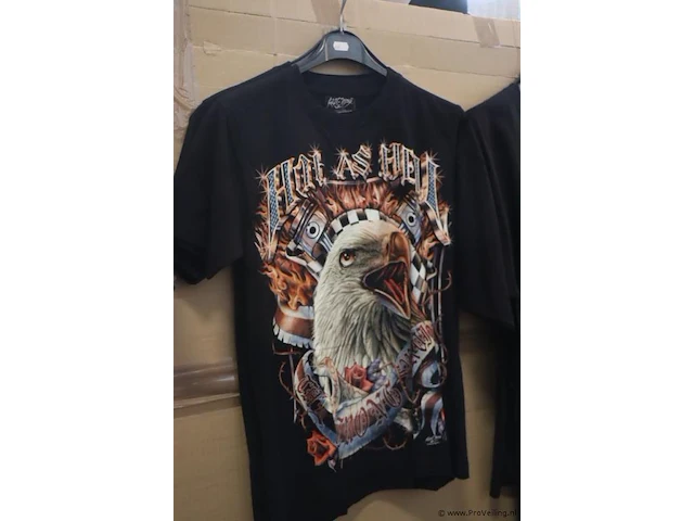 Partij t-shirts met opdruk - maten s t/m xxl - 50 stuks - afbeelding 3 van  7