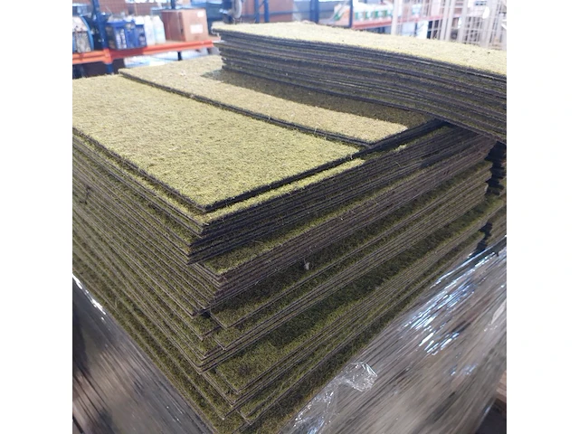 Partij tapijttegels, 50x50, groen - afbeelding 4 van  5