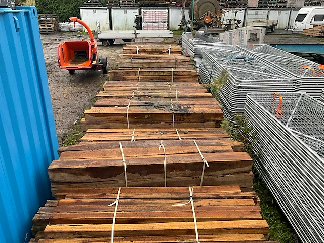 Partij teak balken - afbeelding 4 van  14