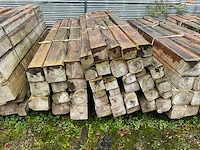 Partij teak balken - afbeelding 13 van  14