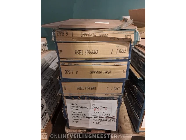 Partij tegels op 3x pallet - afbeelding 15 van  15