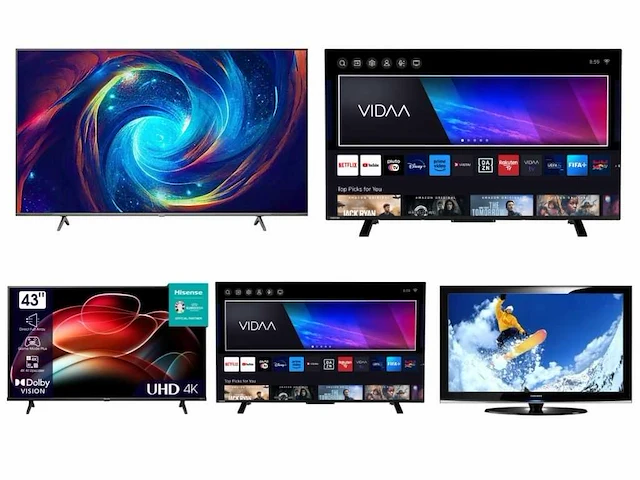Partij televisies (5x) | hisense | toshiba - afbeelding 1 van  12