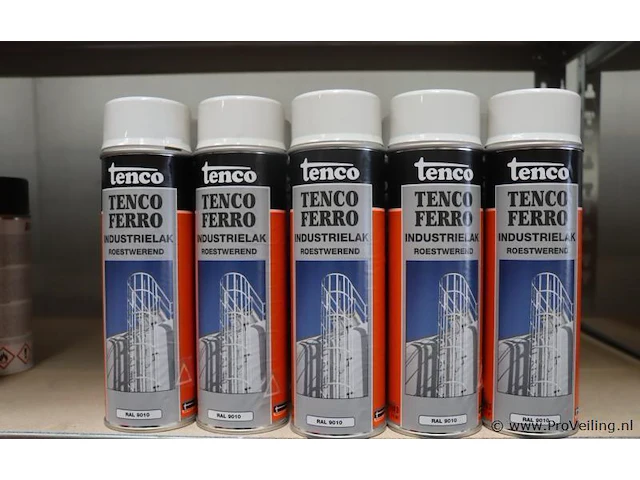 Partij tenco industrielak roestwerend - 10 bussen á 500ml - afbeelding 1 van  3