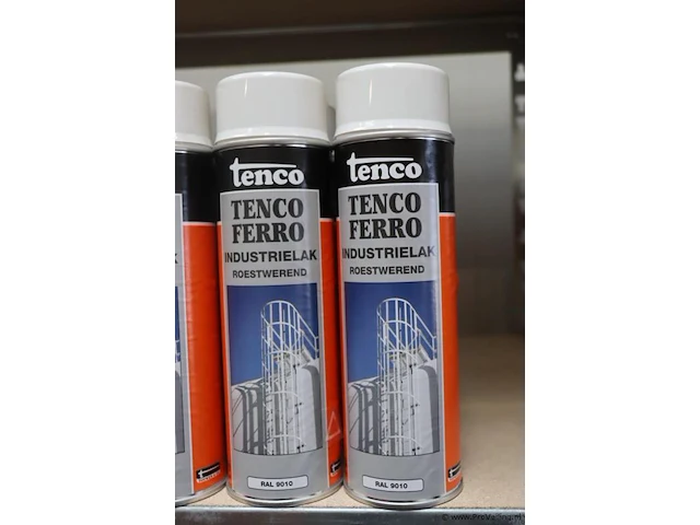 Partij tenco industrielak roestwerend - 10 bussen á 500ml - afbeelding 2 van  3