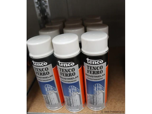 Partij tenco industrielak roestwerend - 12 bussen á 500ml - afbeelding 1 van  5