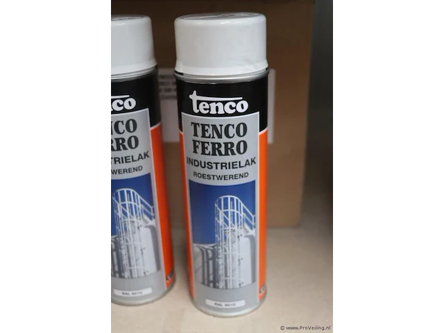 Partij tenco industrielak roestwerend - 18 bussen á 500ml - afbeelding 2 van  4