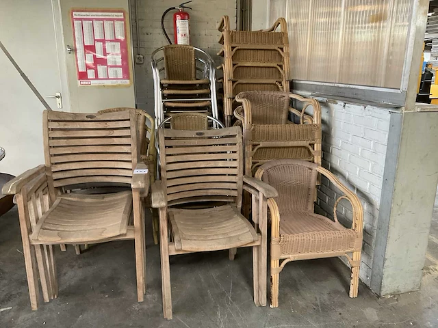 Partij terrasstoelen - afbeelding 5 van  6