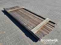 Partij thermisch gemodificeerd vurenhout 298x9,5x4,8cm 11 stuks - afbeelding 1 van  5