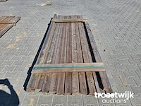 Partij thermisch gemodificeerd vurenhout 298x9,5x4,8cm 11 stuks - afbeelding 5 van  5