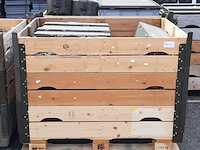 Partij transportkisten en koffers