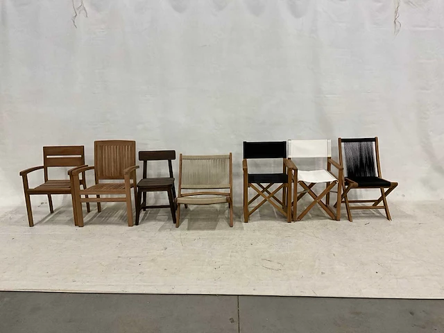 Partij tuinstoelen - afbeelding 1 van  4