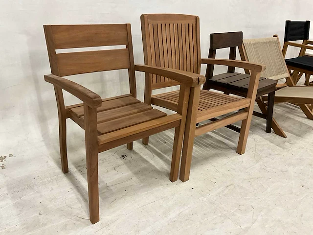 Partij tuinstoelen - afbeelding 2 van  4