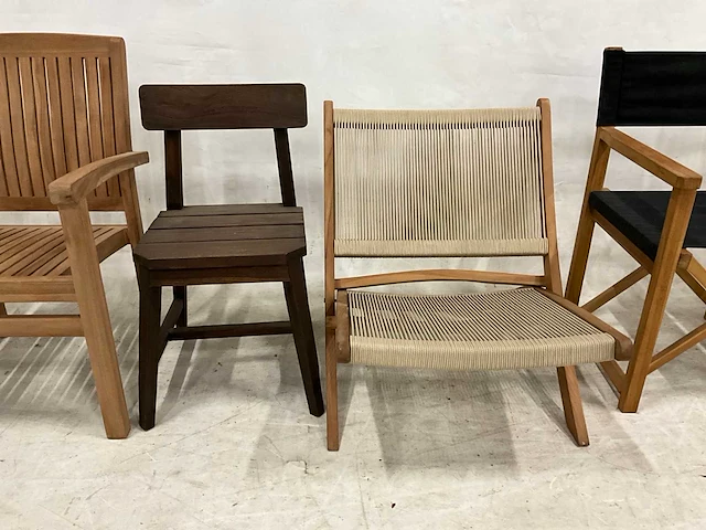 Partij tuinstoelen - afbeelding 3 van  4