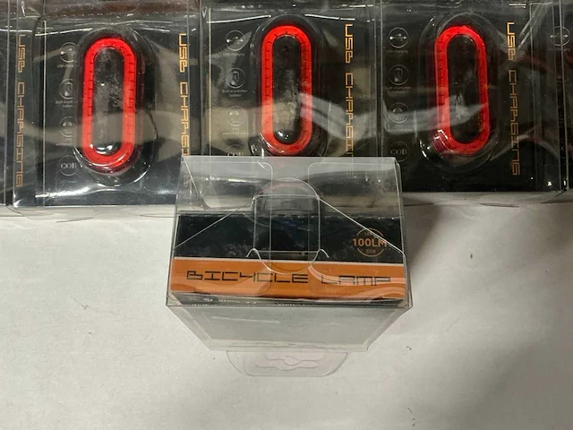 Partij usb charging led 100lm cob fietslampen (61x) - afbeelding 3 van  5
