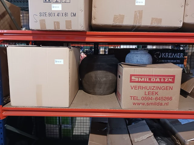 Partij van 12 luxe wabi sabi potten, aardse kleurtonen - afbeelding 11 van  19